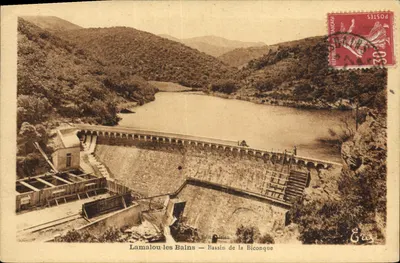 Lamalou-les-Bains — Lago da Biconque — Edit. O. Lizeu