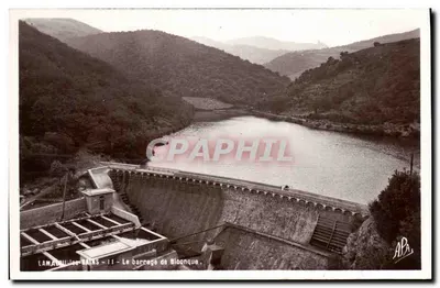 Lamalou-les-Bains — O dique de Biconque — Photolypie Tarnais POUX, Albi