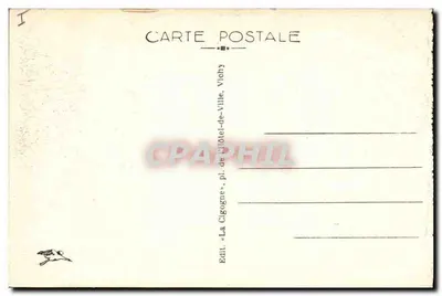 L'Auvergne pittoresque — Vue panoramique du barrage de la Stoule et du viaduc des Fades — Éditeur : La Cigogne, Vichy — Verso