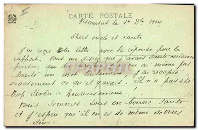 Viscomtat - Fábrica Hidroeléctrica de Beauté - Editor W. Badedia N° 15372 — Reverso
