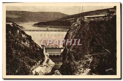 Barrage de la Concorde — Vallée de la Truyère — éditeur Les Arts Graphiques, Toulouse, n° 1018