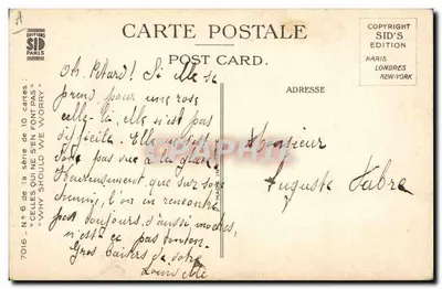 La Signora e l'Agente — 'Chi ci si mette, ci si fa male!' — Edizioni SID'S, n°7016 — Verso