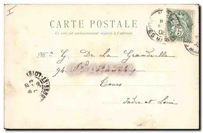 Flores da Costa Azul — ilustração botânica — datada 9 de Março de 1903 — Verso