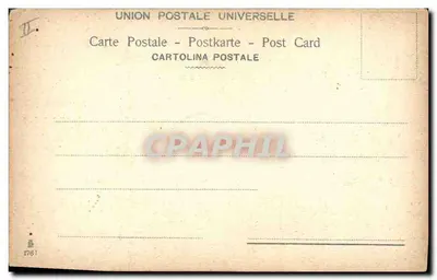 Bouquet van narcissen en kruisbes — illustratie — Union Postale Universelle, n° 1781 — Achterkant