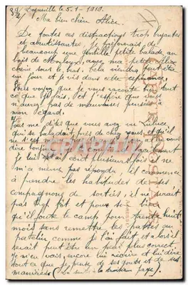Dois pássaros em galho com flores — Verso a ti vai minha mente — editor não visível — Verso