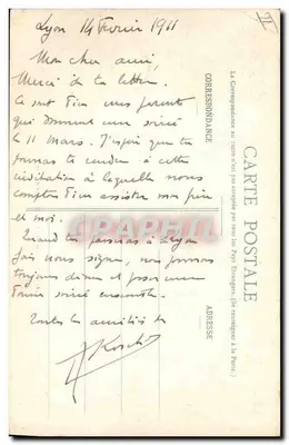 Chasseurs Alpins - Marchas de inverno — E. REYHAUD, EDITOR CHAMBERY, N° 1817 — Verso