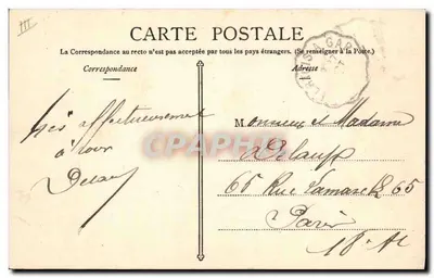 Chasseurs Alpins — Maniobras de Guarnición. Gran parada — Editor no identificado, n° 68 — Reverso