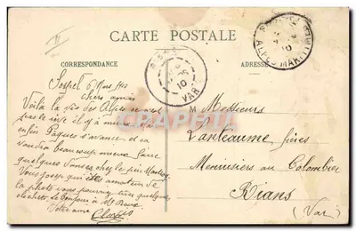Chasseurs Alpins - Un camino en las Alpes — A. Sauvage Niece — Reverso