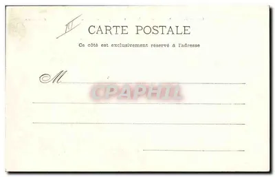 Correspondência nas Alpes — Telegrafia óptica — CL. J. Montaz — Verso