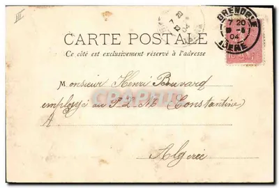 Montée de Canons au Pas de la Beccia (Mont Genis) par les Artilleurs et Chasseurs Alpins — Papeterie des Alpes Eug. Robert, Grenoble — Verso