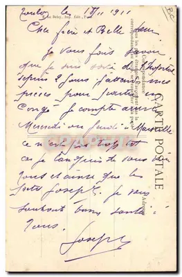 Catástrofe do "Liberté" — As escombros — Editor E.D. n° 148 — Verso