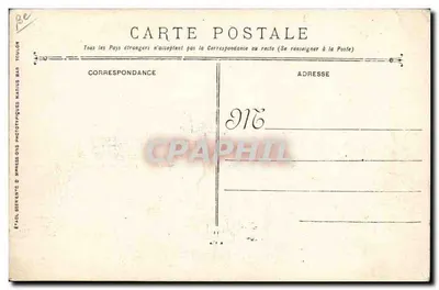 Lafayette — Navio-hospital da Marinha Militar Francesa — Guerra 1914-15-16-17-18 — Verso