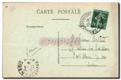 ROCHEFORT-sur-MER — O Lavoisier passando sob o Transbordeur — Coleção Ch. Glamblast — Verso