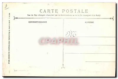 Catastrofe del corazzata LIBERTE — 25 Settembre 1911 — Établissements d’Impressions Phototypiques Toulon — Verso