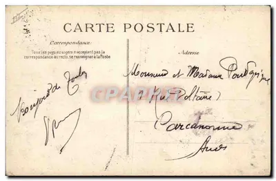 Catástrofe do "Liberté" — Baía de Toulon — Editor BID, número de série não visível — Verso