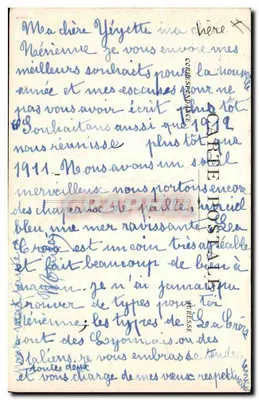 O encouraçado «Liberté» antes da explosão — Giraud, fot — La Colette, Toulon — Verso