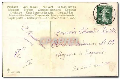 Ivraie — Umieram tam, gdzie się przywiązuję — seria 5680, wydawca nieznany — Rewers