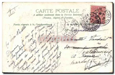 Arranjo de flores azuis — 'Pequenas flores, falem por mim' — Série 881 — Verso
