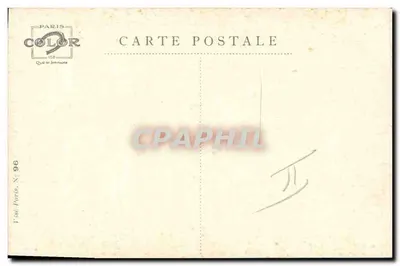 Verletztes Kind mit Krücken — A.Wuyts — Paris Color, N° 96 — Rückseite