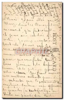 Fille en bonnet rouge — citation bilingue — Cusine Jacob, Paris, n° 2284 — Verso