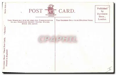 Pansy — 'Right Heartly Greetings For a Happy Birthday' — Davidson Bros. n°6180 — Rewers