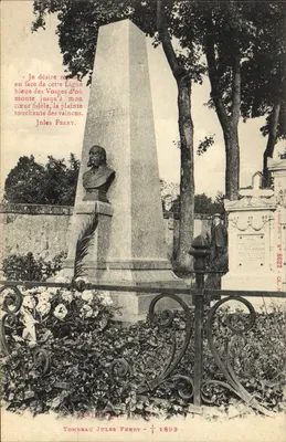 Tombeau de Jules Ferry — Sainte-Livrade (Vosges) — éditeur Sainte-Livrade, n° 8622