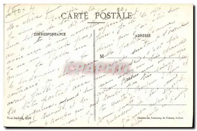 Thann i Zamek Engelsburg w 1600 — Wysokie Alzasko — wydanie 801 — Rewers