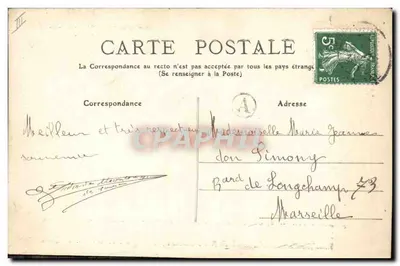 Castillo de Carlat, cerca de Vic-sur-Cère (siglo XV) — ilustración histórica — editor no identificado — Reverso