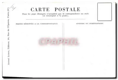 A Mésange Azul — A. L. n° 55 bis — André Lesort, Editor, Paris — Verso