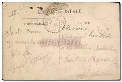 Campagne contre l'Allemagne 1914-1915 — 23e Bataillon de Chasseurs — Citations à l'Ordre du Jour — Verso