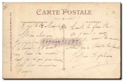 A Nação Gloriosa — Emboscada na Floresta — E. Brecheriaux, Imp.-Edit., Paris — Verso
