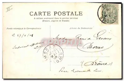 Alpini w manewrach — Wznoszenie dział na Przełęczy Fours (Queyras) 2849 m — Papeterie des Alpes Eug. Robert, Grenoble — Rewers