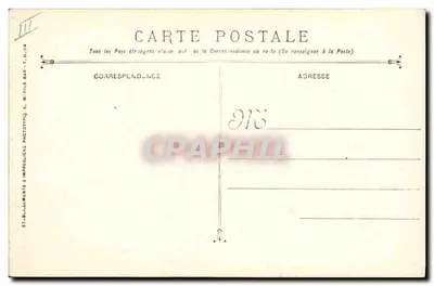 Catástrofe do encouraçado LIBERTÉ — 25 Setembro 1911 — Fototipia Marius Bar — Toulouse — Verso