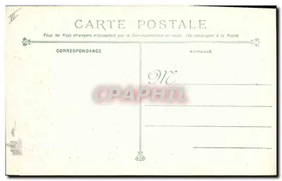 Cruzador-Escola de Canhão Latouche-Tréville — Marinha Militar Francesa — Fototipia Marius Bar, Toulon — Verso