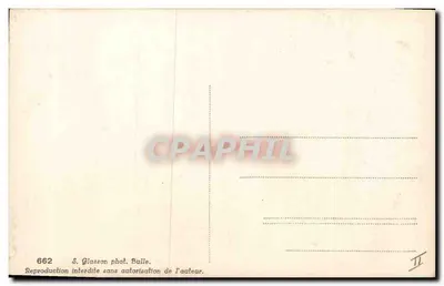 Barragem e lago de Montsalvens — S. Glasson fot. Bulle, n° 662 — Verso