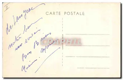Langeac — O dique sobre o Allier da Usina Elétrica — La Haute-Loire Illustrée — Verso