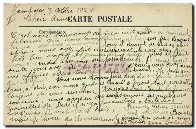 Lempdes (Hte-Loire) — El Dique sobre el Allagnon y la Central Eléctrica — Editor MB, n° 5311 — Reverso