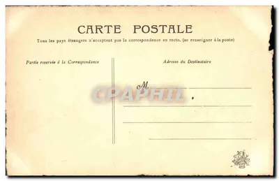 Violet — ilustração aquarelada — Carte postale Bilhete postal antigo — Verso