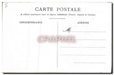 Geranium — Trwała piękność — Karta pocztowa wewnętrzna Francja/Algieria/Tunisja — Rewers