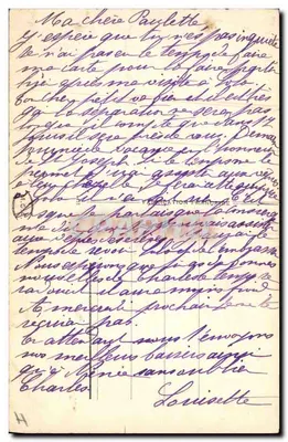 Lírio do vale — desenho a tinta — La Oriente, 18 de Março de 1920 — Verso