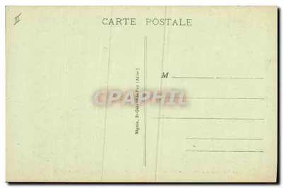 Saint-Nectaire — Le Ruine del Castello Feudale — Cliché G. Canny, Disegno di Isabey — Verso