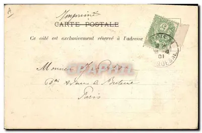 Aasvoog op rots — Sainte-Hélène — Bélo, Bisson, Parijs — Achterkant