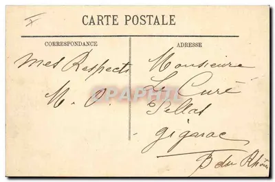 Marinha de Guerra — "Liberté", Couraçado de 1º Grau — LL. — Editor LL, n° 71 — Verso