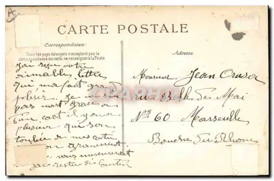 Marine Nationale — « Liberté » — Cieśnica eskadry — Zniszczona w przyludku Toulon 25 września 1911 — Rewers