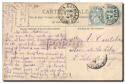 Retrato de C. de Mérode — S.I.P. — Routhunger Paris — n°1187 — Reverso