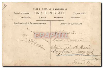 C. de Mérode — Retrato em vestido oriental — Paul Luger, Paris, S.I.P., n° 1188 — Verso
