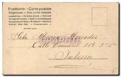 Cléo de Mérode — Ritratto — Ruttinger Paris n°7084 — Verso