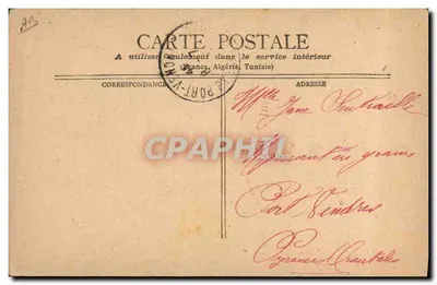 Cléo de Mérode — Dançarina do Opéra — M.J.S. — Verso