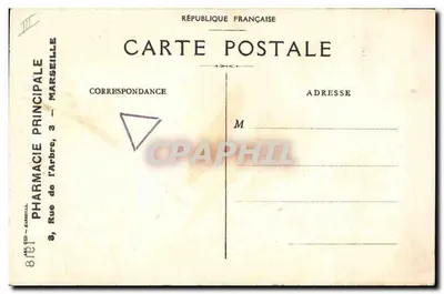 Due giovani donne in abiti regionali — FLEURS DE FRANCE — M. Bourgoise, tipografia ANT. GED, MARSEILLE — Verso