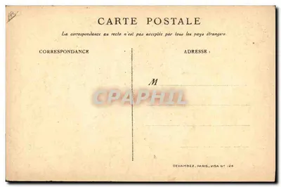 França — caricatura da guerra — editor Devambez, Paris, Visa N° 124 — Verso